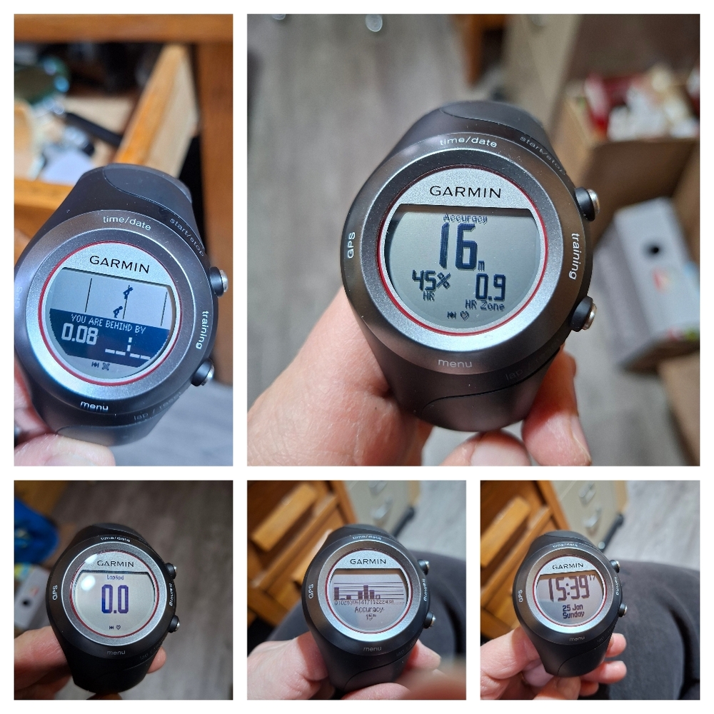 Garmin Forerunner 410 GPS Running Watch Kit HRM Foot Tracker